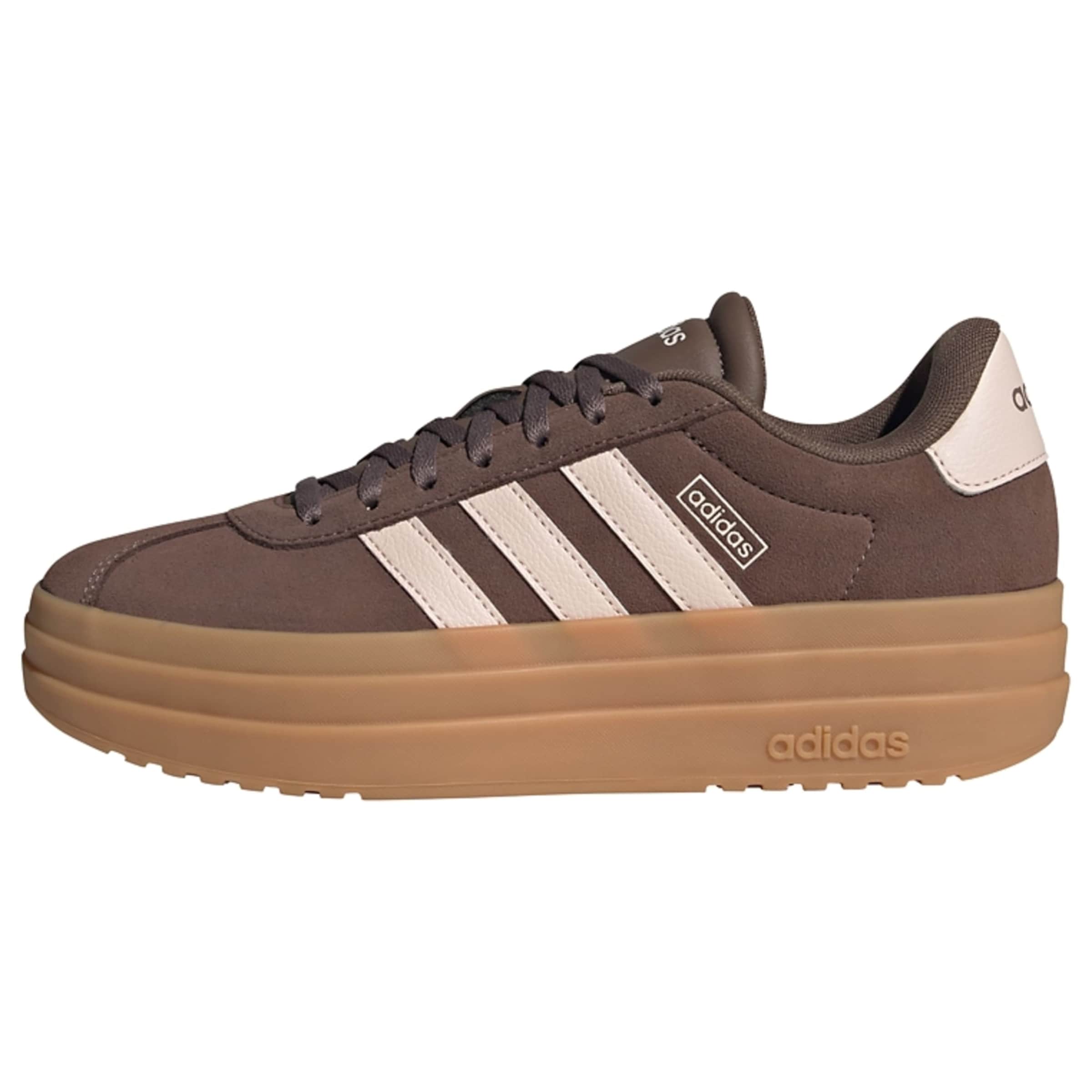 ADIDAS SPORTSWEAR Platform trainers 'VL Court Bold' in Brown: front