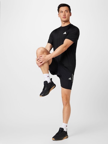 ADIDAS PERFORMANCE Regular Workout Pants 'Designed 4' in Black