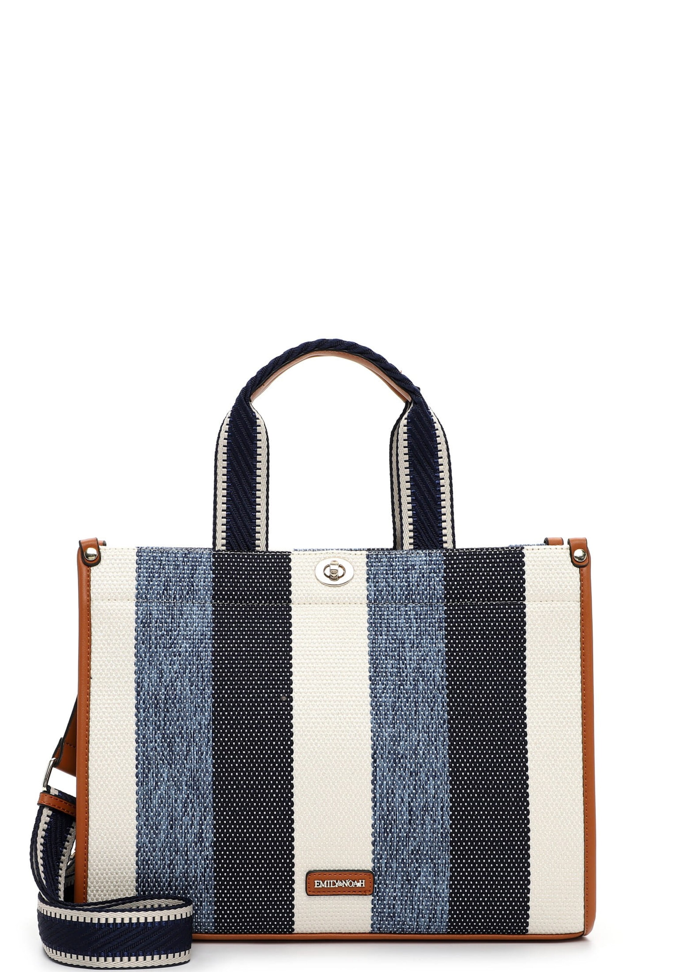 Shopper 'Jasmin' di Emily & Noah in blu: frontale