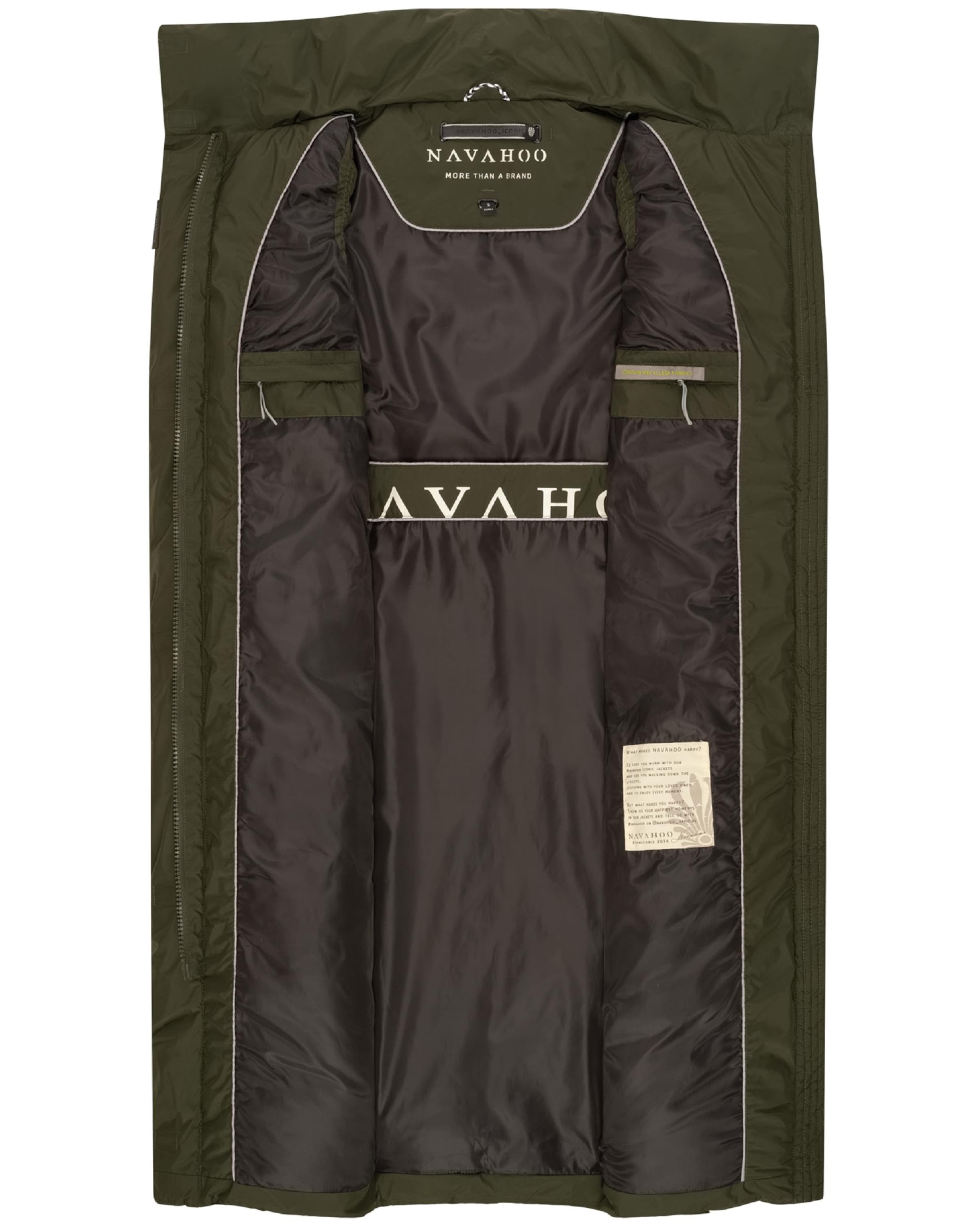 NAVAHOO Weste 'Abendlied XIV' in Grün