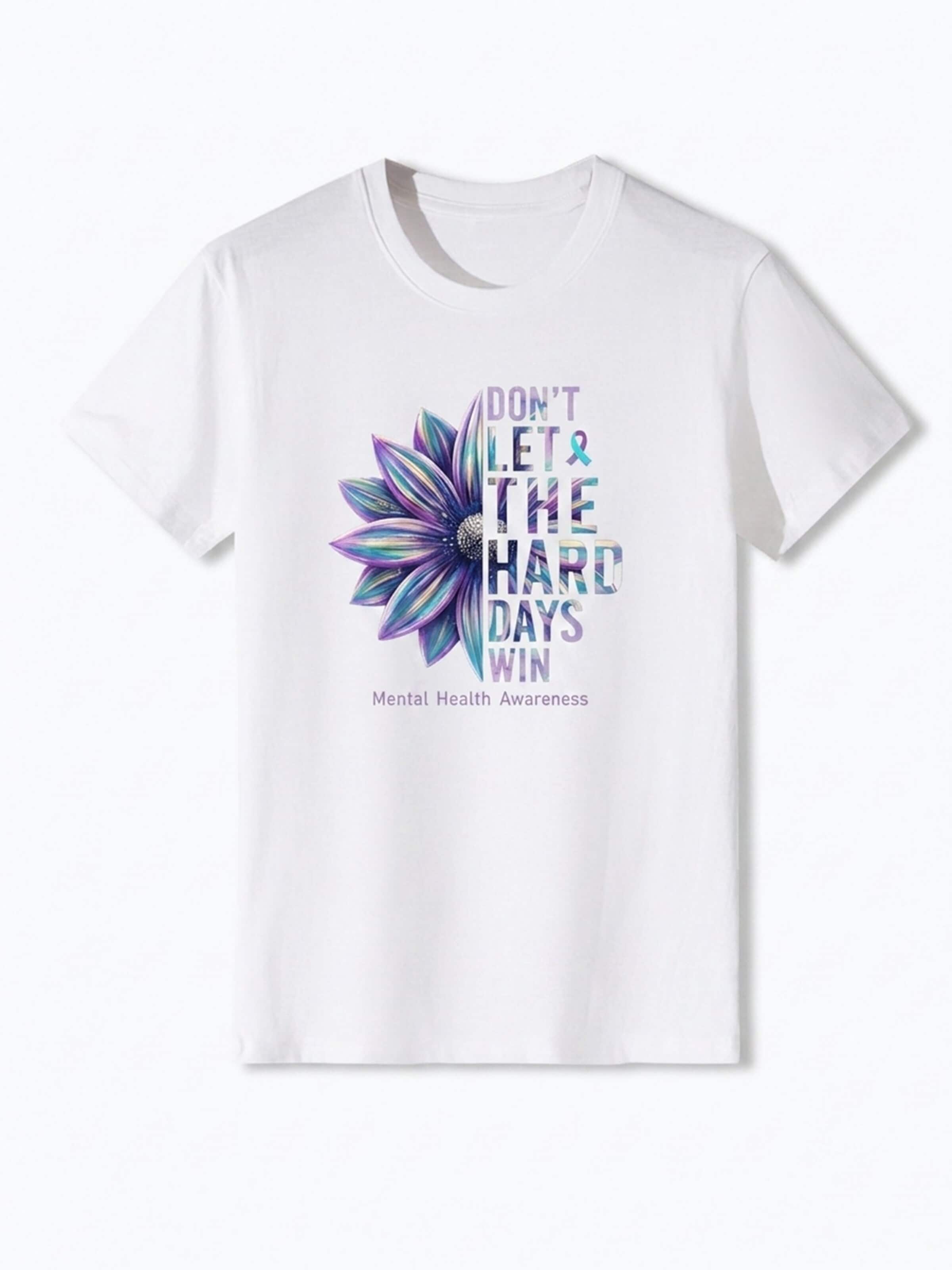 T-shirt 'Women's Short Sleeve Shirt Summer Tops' LapaPlus en blanc : devant