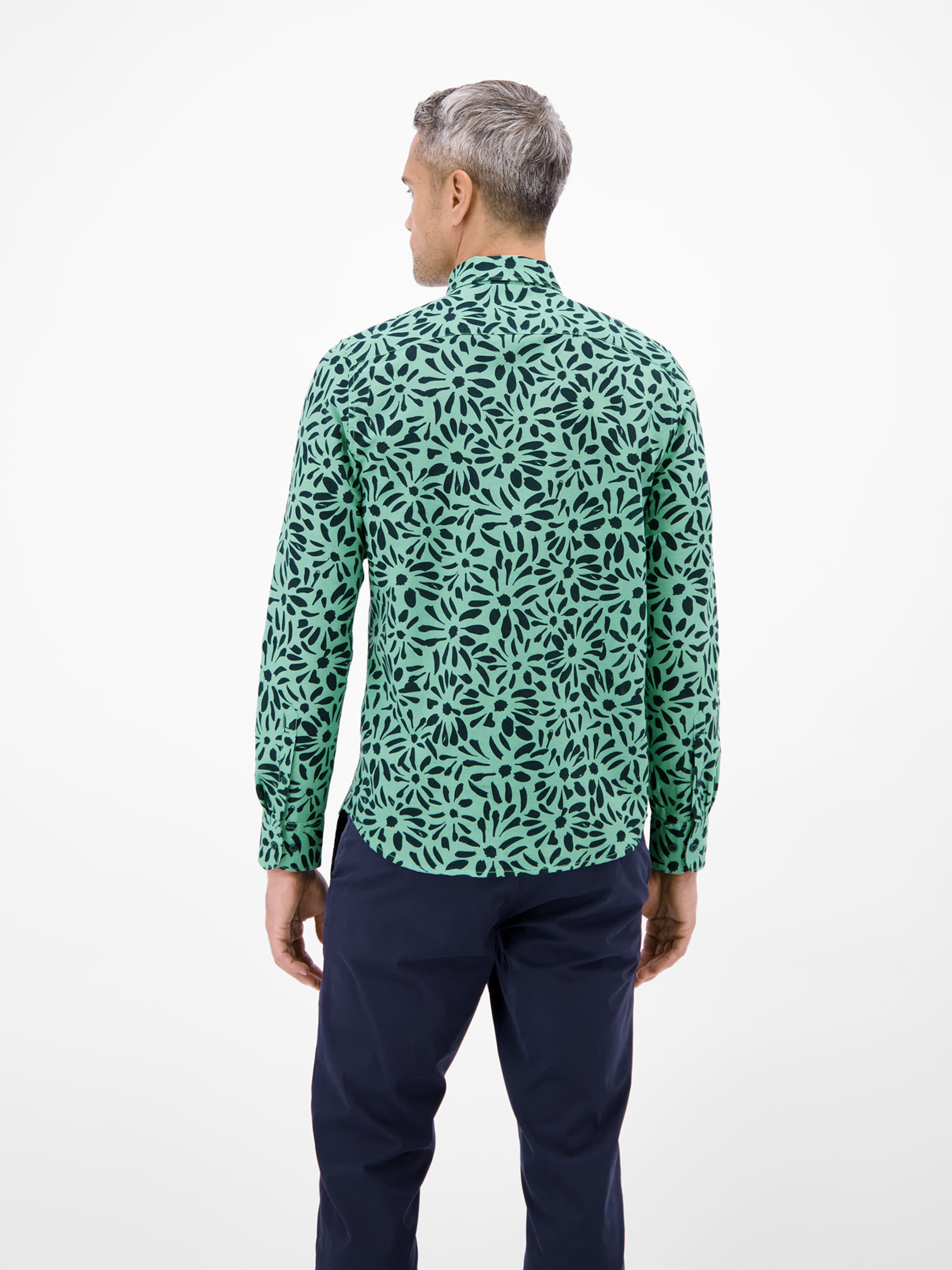 LERROS Regular fit Button Up Shirt in Green