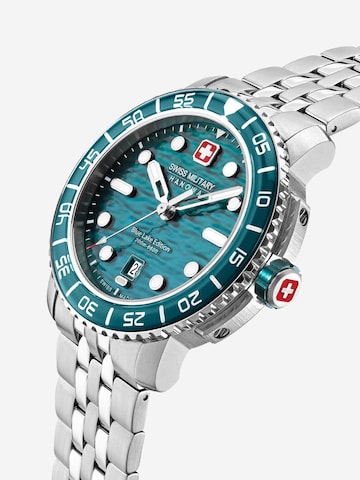 SWISS MILITARY HANOWA Uhr 'Swiss Blue Lake' in Silber