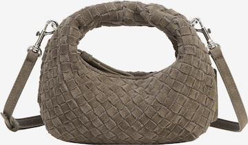 Les Visionnaires Handbag 'Greta Micro weave' in Grey: front