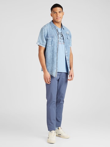 Coupe regular Chemise CAMP DAVID en bleu