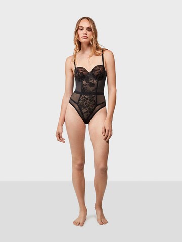 Gisela - Body en negro: frente