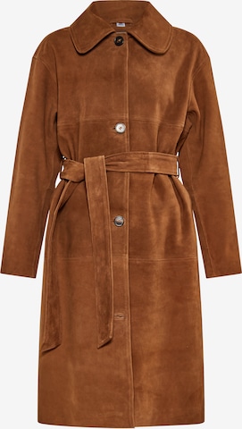 DreiMaster Vintage - Abrigo de entretiempo en marrón: frente