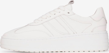 PS Poelman Sneakers laag 'Anemone' in Wit: voorkant