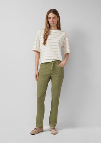 Coupe slim Pantalon s.Oliver en vert