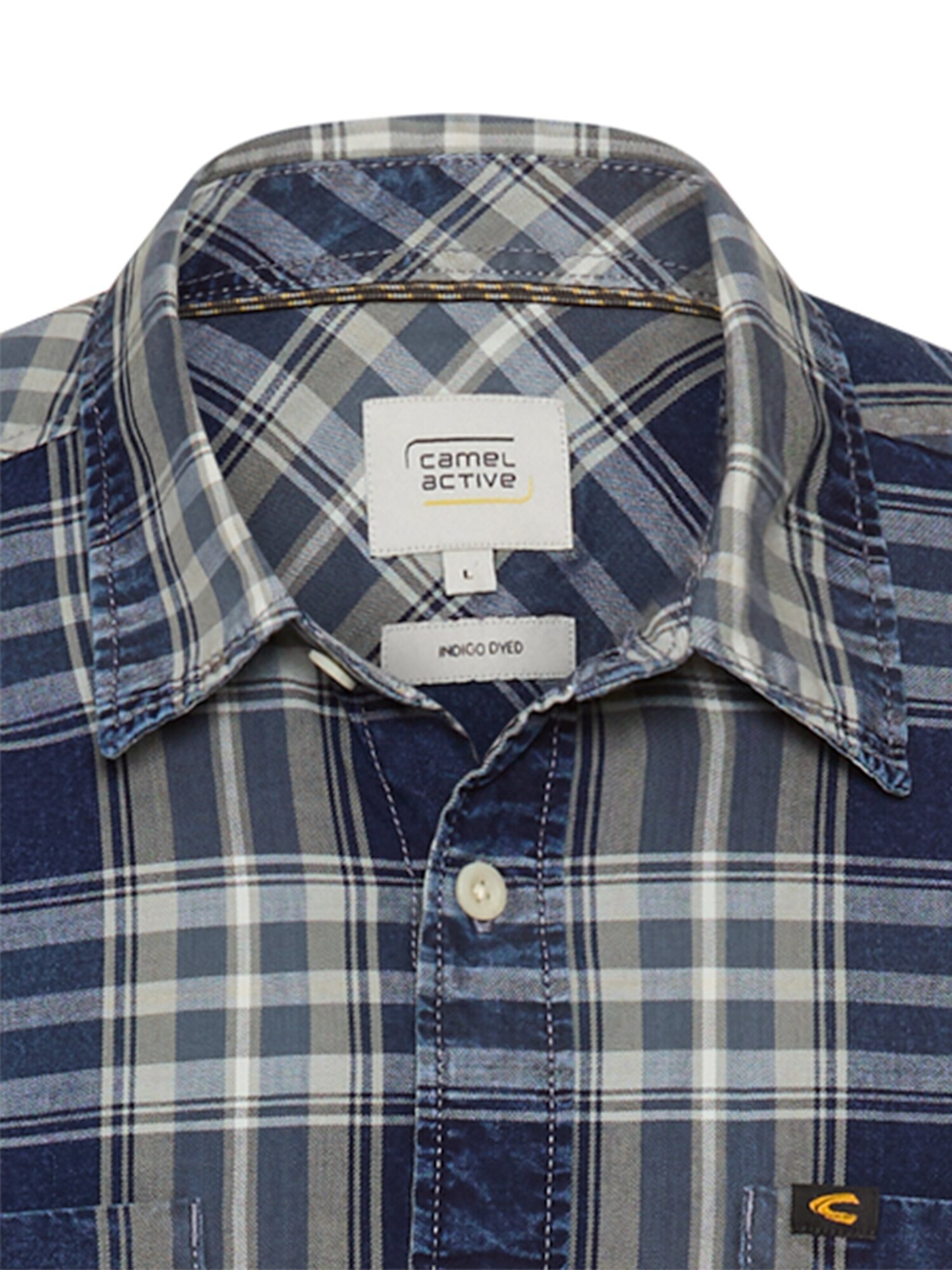 CAMEL ACTIVE Regular Fit Hemd in Blau