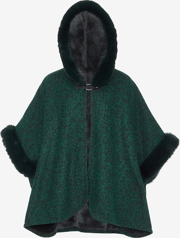 FRAULLY Cape in Groen: voorkant