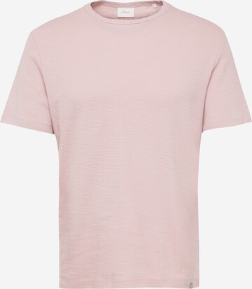 s.Oliver T-shirt i rosa: framsida