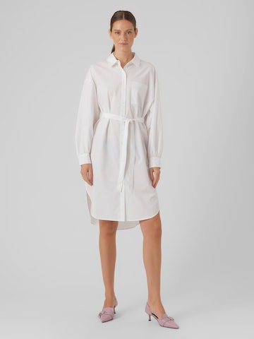 VERO MODA Shirt Dress 'Bea' in White