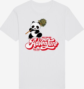T-Shirt 'Tao Tao Adventure' F4NT4STIC en blanc : devant