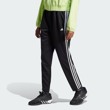 ADIDAS PERFORMANCE Regular Workout Pants in Black: front