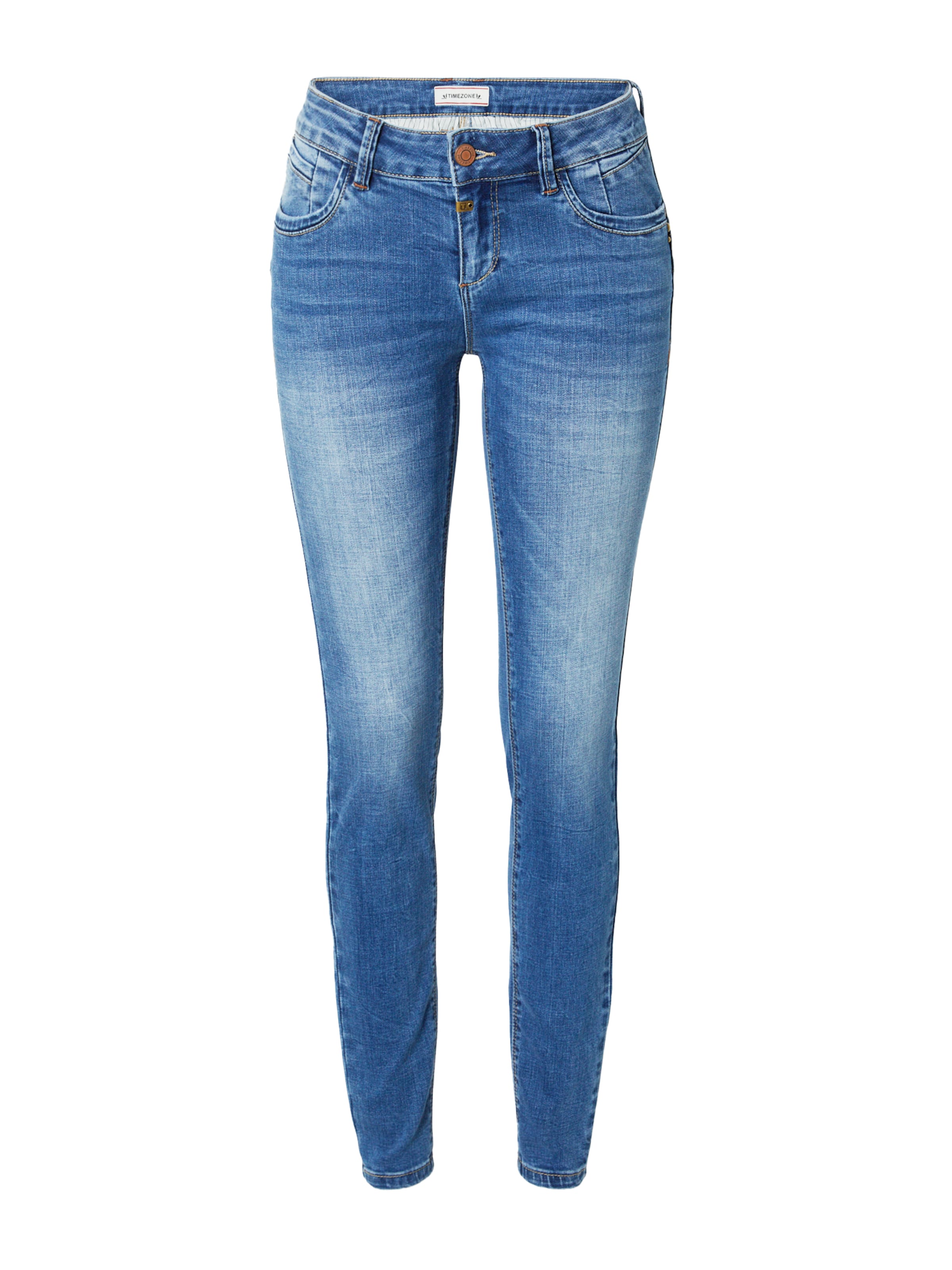 TIMEZONE Skinny Fit Дънки &#x27;Sanya&#x27; в синьо: отпред