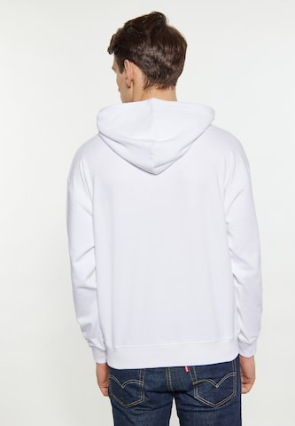 Sweat-shirt MO en blanc