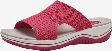 JANA Mules in Pink: front