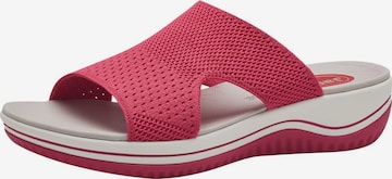 JANA Mules in Pink: front