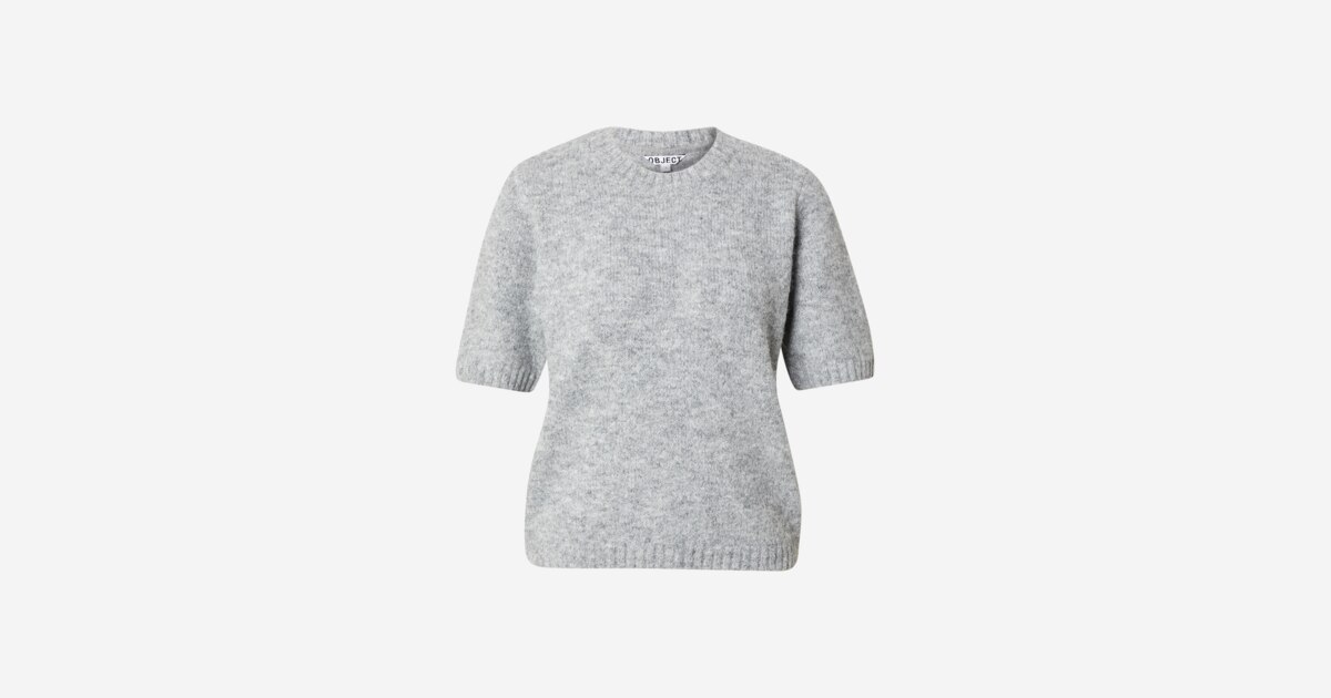 Solid Trui - dark grey melange/grijs Solid Trui - dark grey melange/grijs