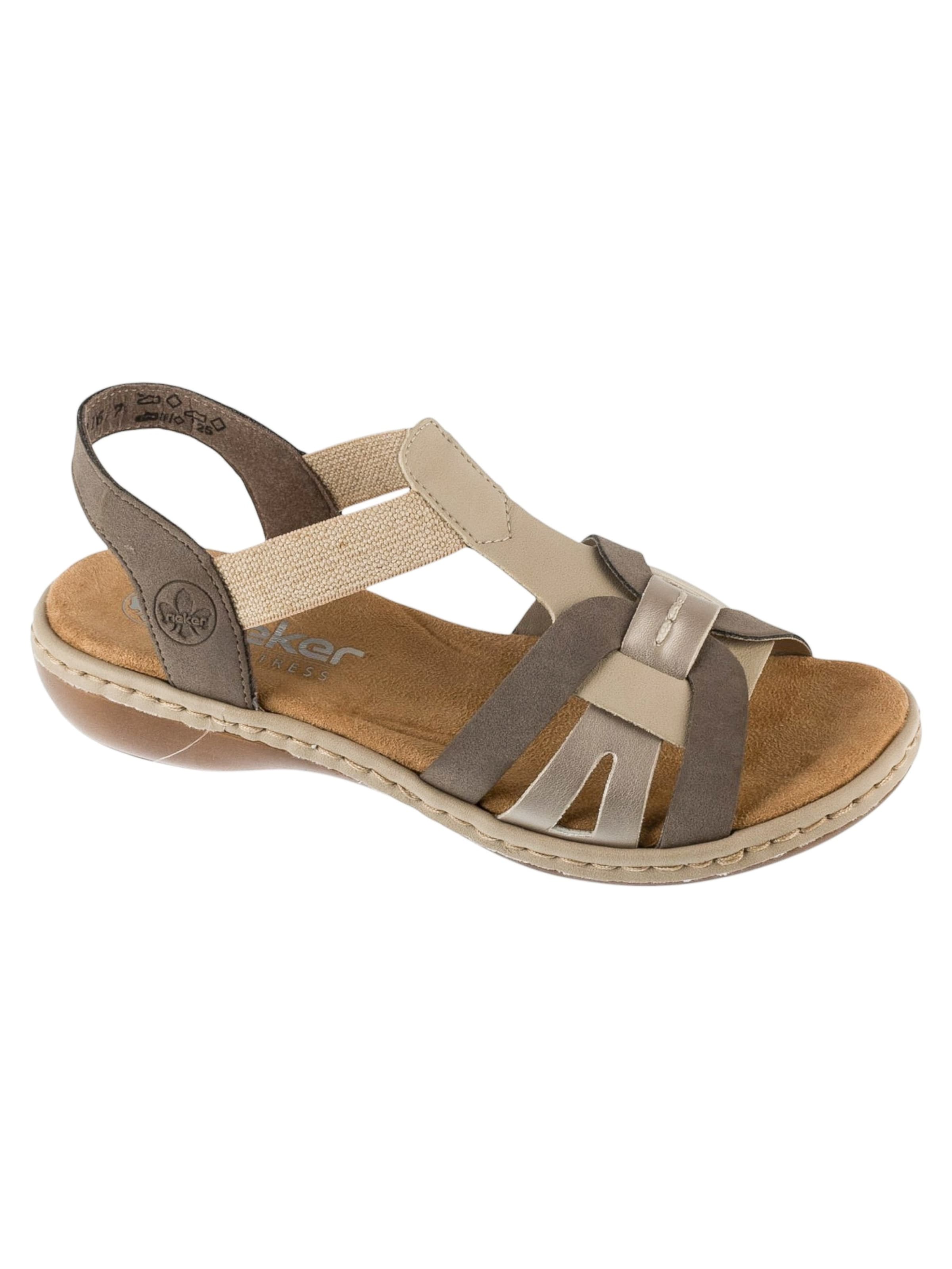 Rieker Sandals 'Rieker Sandals 65918' in Beige: front