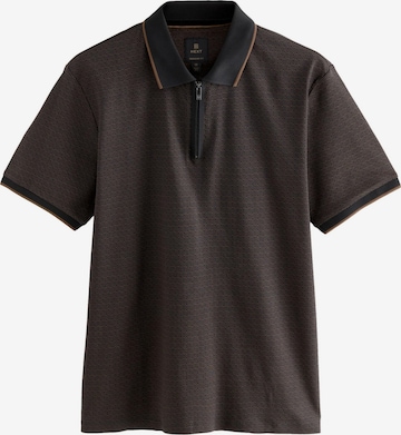 Next Poloshirt in Schwarz: Vorderseite