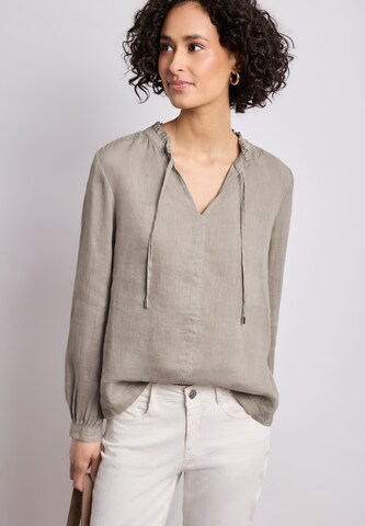 STREET ONE Bluse in Grau: Vorderseite
