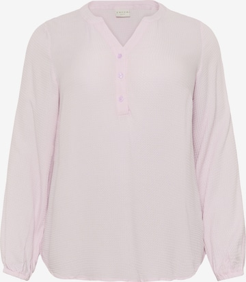 Camicia da donna 'KC Mahlena' di KAFFE CURVE in rosa: frontale