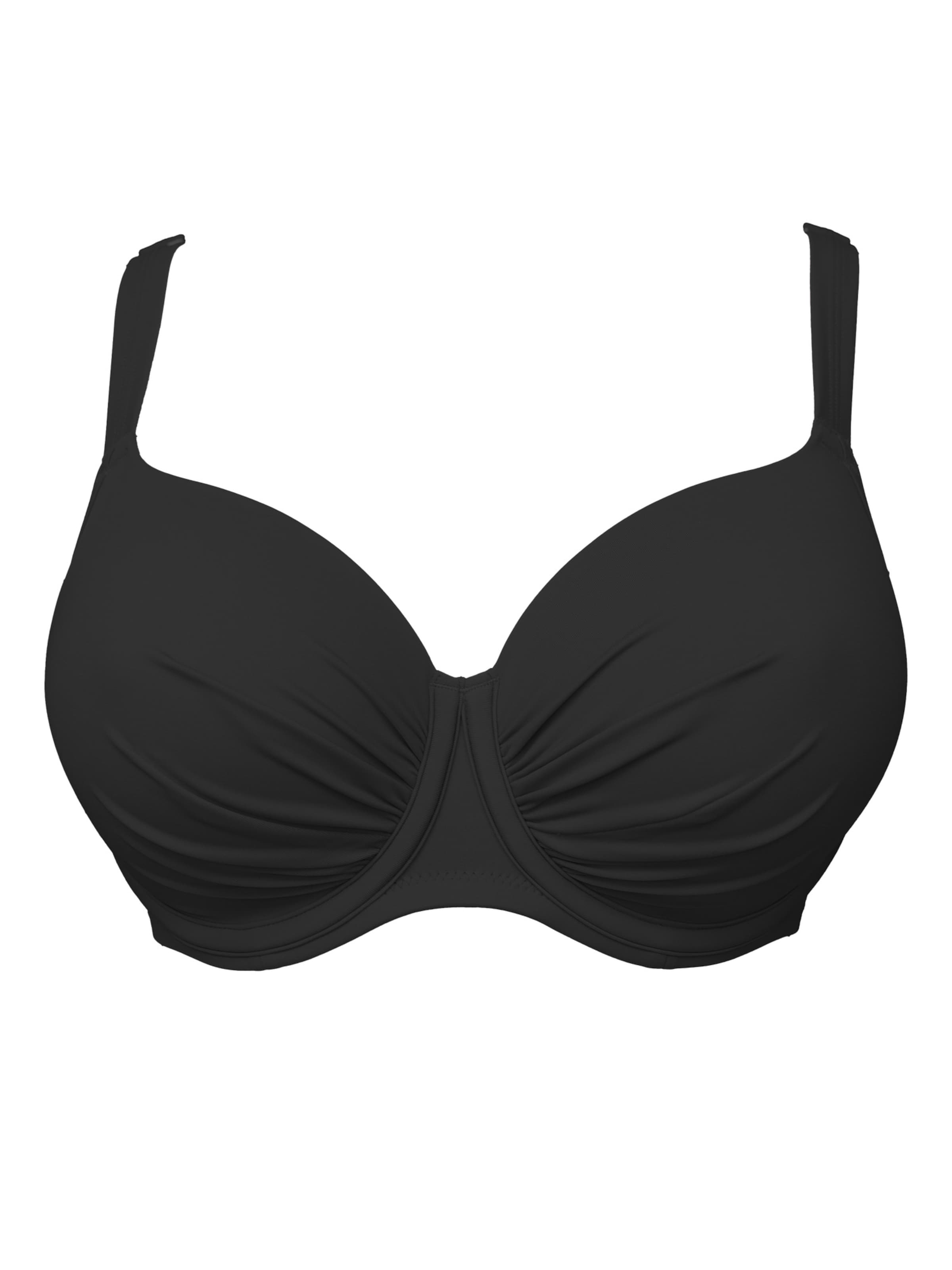 SugarShape Push-up Bikinitop 'Valencia Chic' in Schwarz: Vorderseite