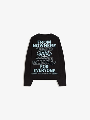 Pull-over Bershka en noir
