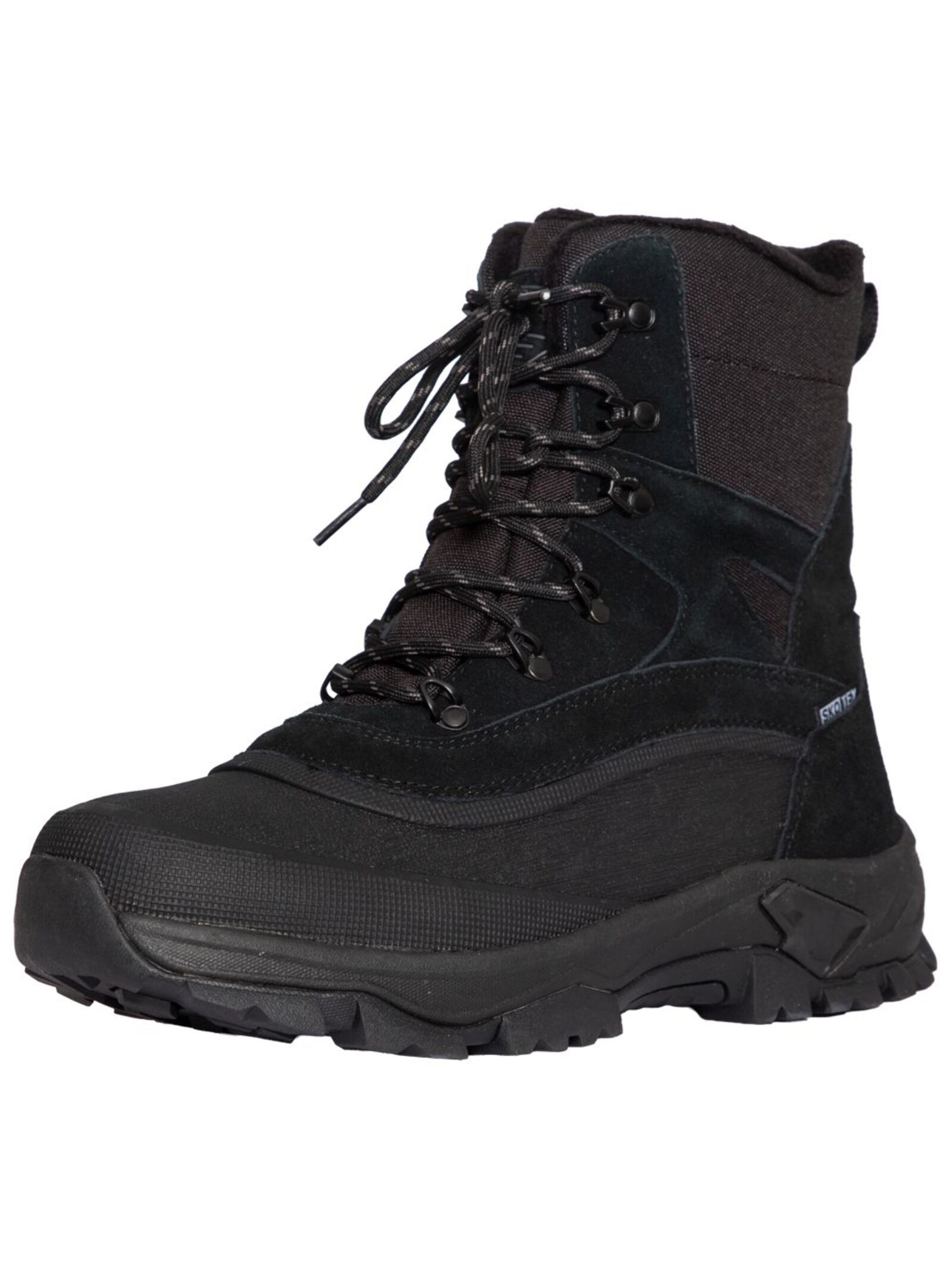SKOGAN Lace-up boots in Black: front