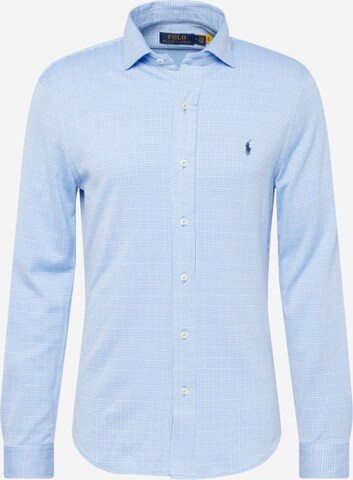 Polo Ralph Lauren Regular fit Overhemd in Blauw: voorkant