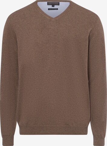 Pull-over Finshley & Harding en gris : devant