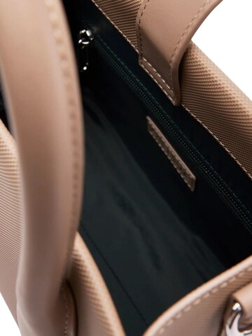 LACOSTE Handtas 'Lacoste Sac à main Daily City Taupe' in Beige