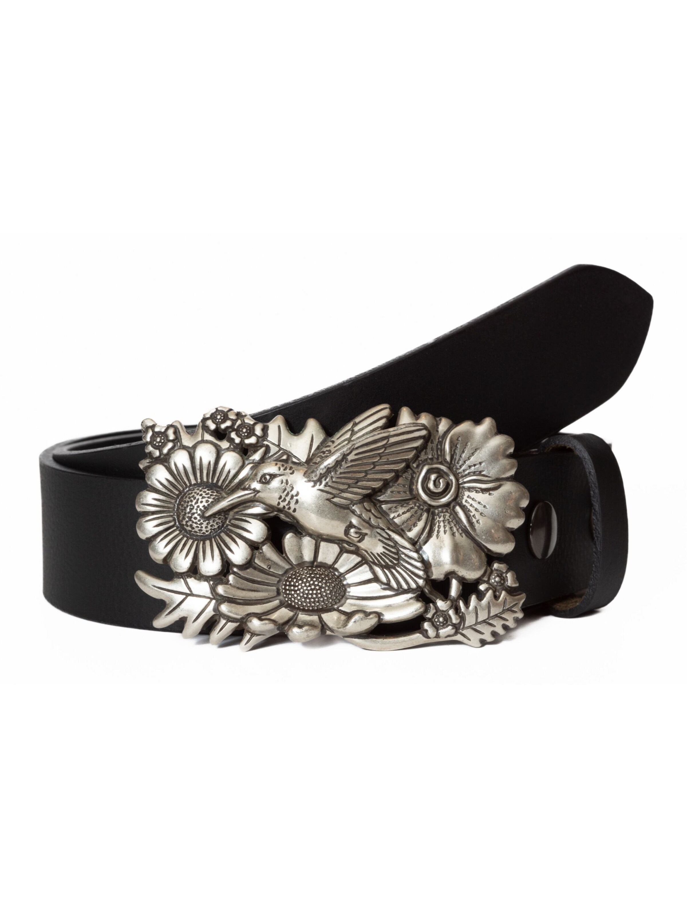 BA98 Belt in Black: front