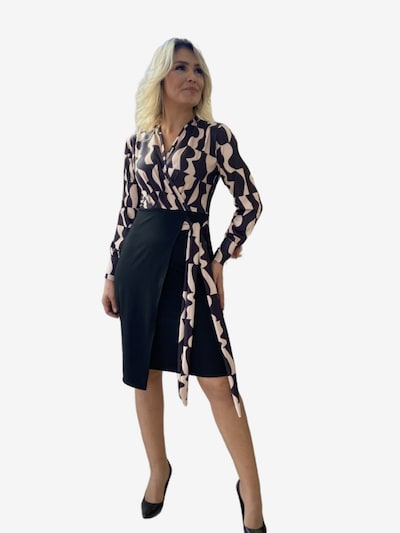 JANE's Kleid in chamois / marine, Produktansicht