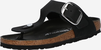 BIRKENSTOCK Japanke 'Gizeh LEOI' veličine 36 u crna / srebro, Pregled proizvoda