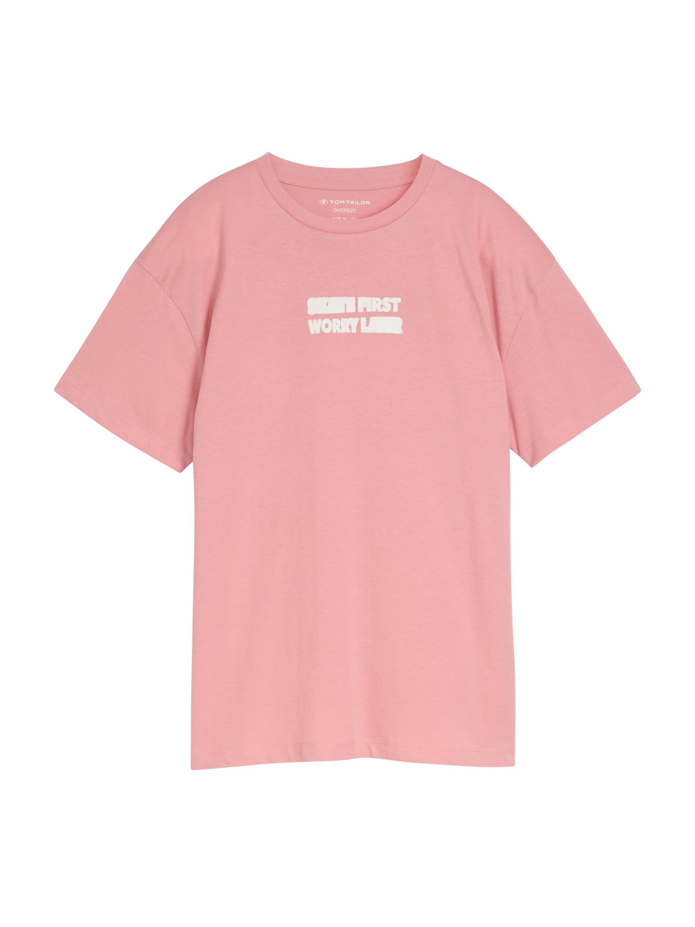 TOM TAILOR Shirt in Pink: front