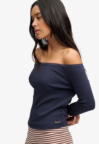 Superdry & Co Shirt 'Athletic Essentials' in Blau