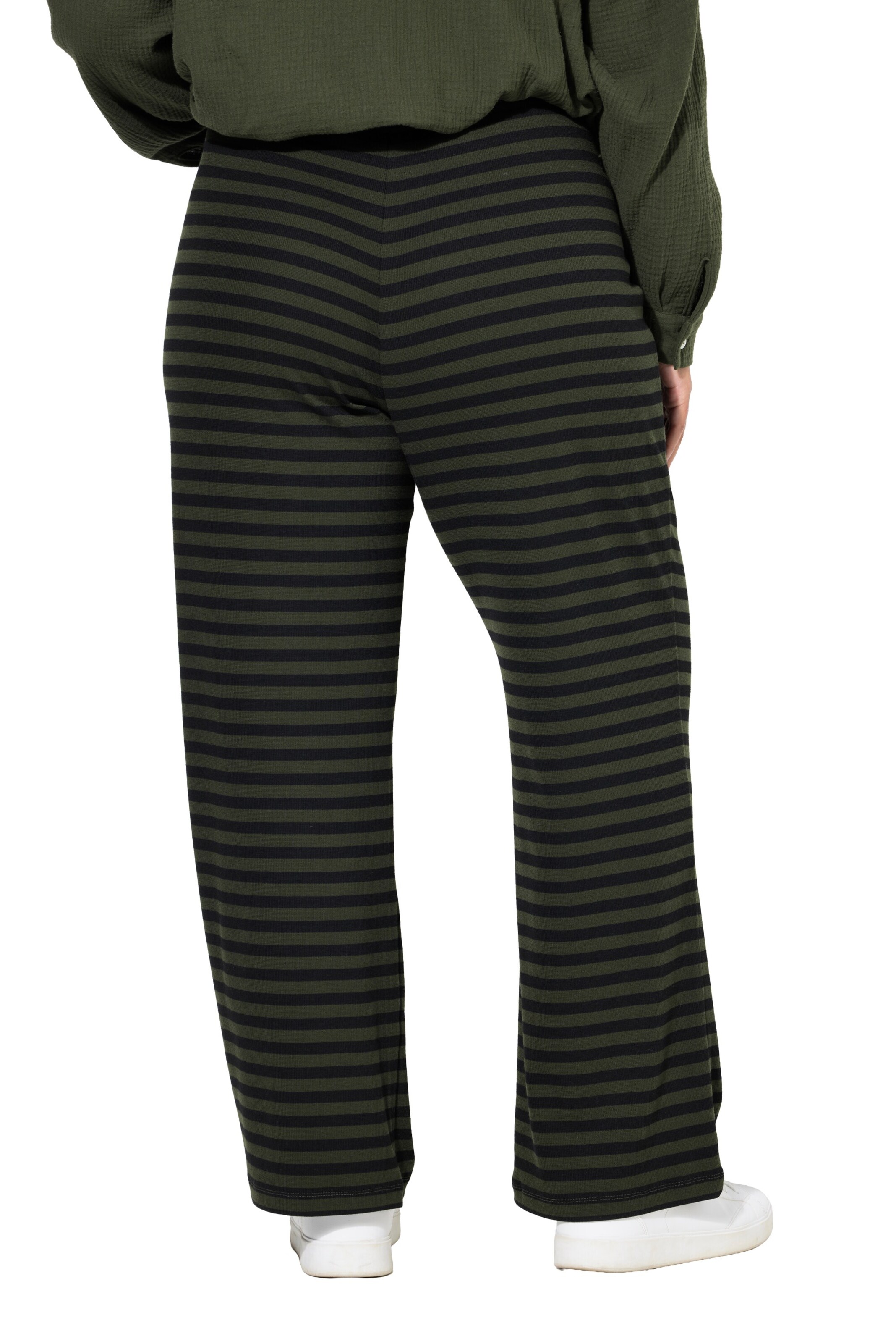 Studio Untold Wide leg Broek in Groen