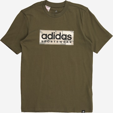 ADIDAS SPORTSWEAR Функциональная футболка в Зеленый: спереди