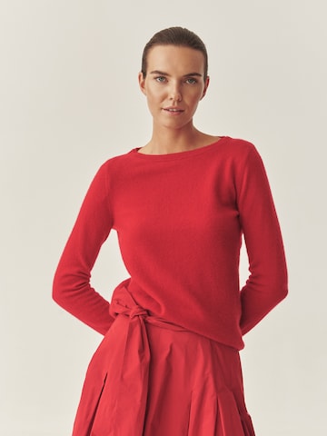 TATUUM Svetr 'LEMON' – červená: přední strana