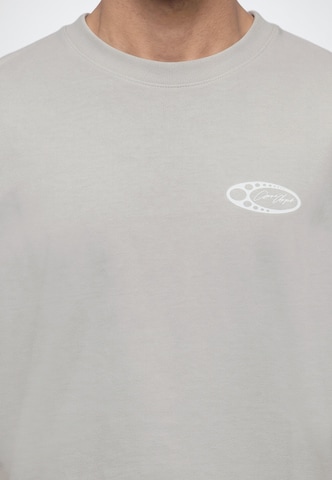 Maglietta 'JCOECHO' di JACK & JONES in grigio