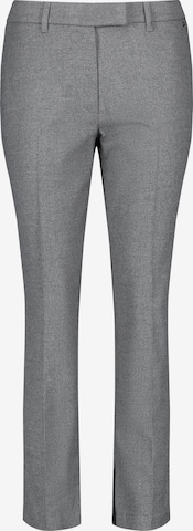 GERRY WEBER Regular Pleated Pants 'Citystyle' in Grey: front