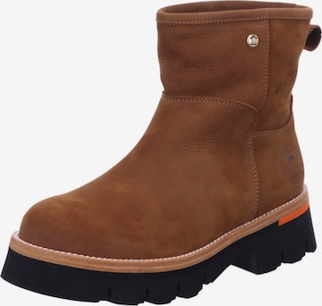 PANAMA JACK Stiefel 'Stiefeletten/Boot Damen Laia B1 Nubukleder in braun' in Braun: Vorderseite