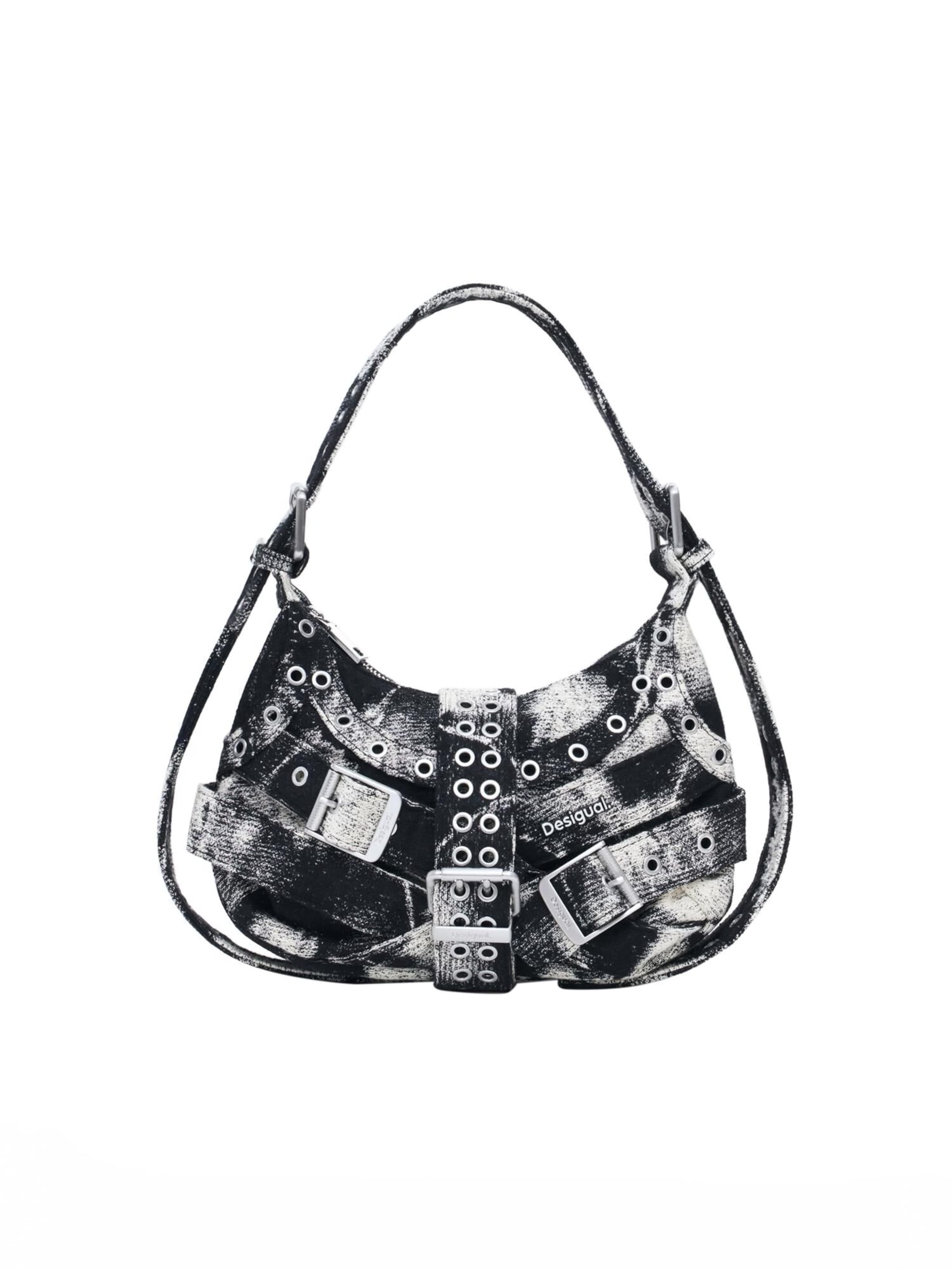 Desigual Schultertasche in Schwarz: Vorderseite