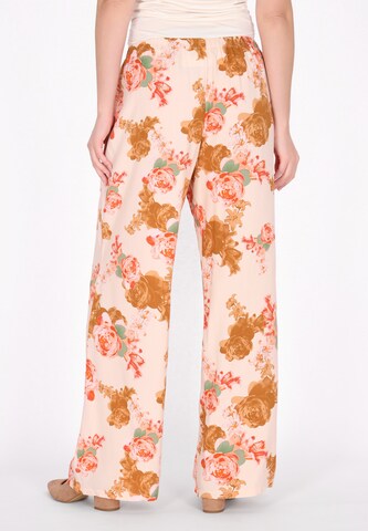 Wide Leg Pantalon Usha en beige
