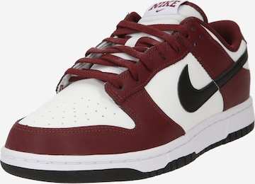 Nike Sportswear Platform trainers 'Dunk' in Red: front