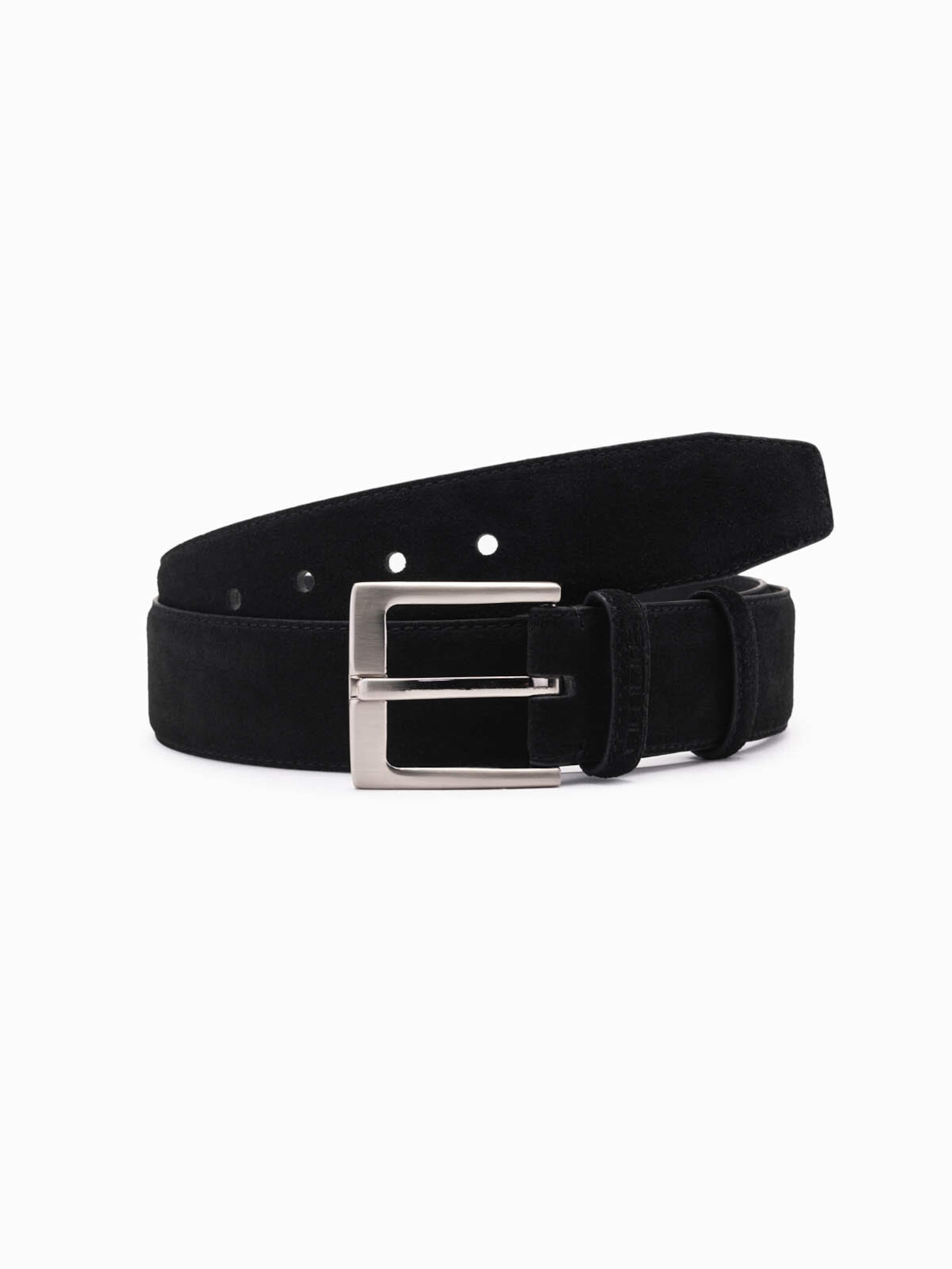 Ombre Riem in Zwart: voorkant