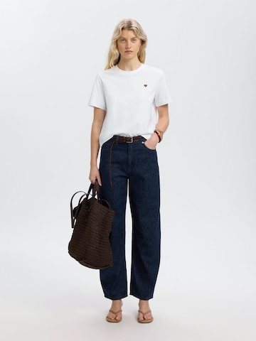 SELECTED - Camiseta en blanco